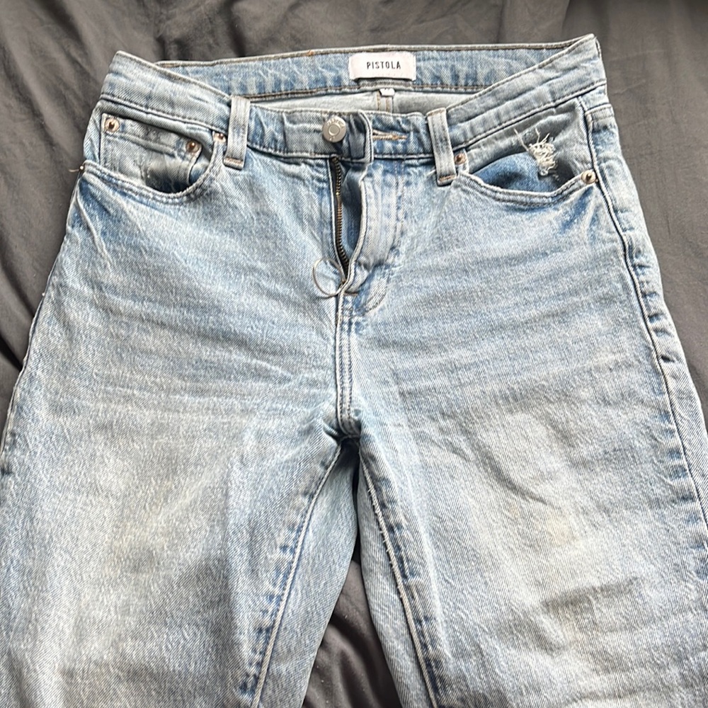 PISTOLA jeans with loop zip